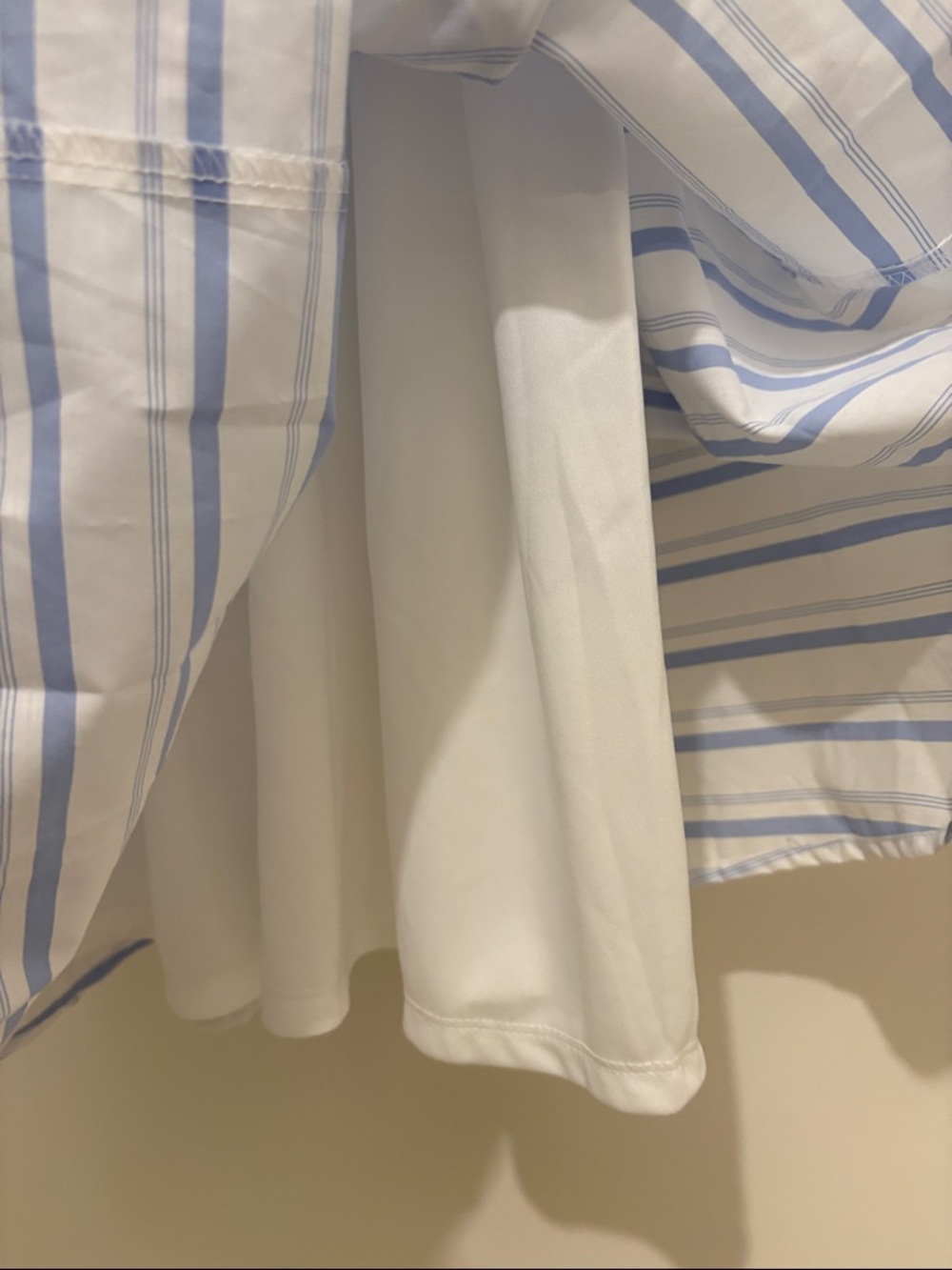 NWT [Altar’d State] Striped Lace Maxi/Midi Sundress White/Blue Women’s XXS - Picture 10 of 12